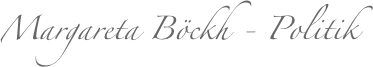 Margareta Böckh - Politik